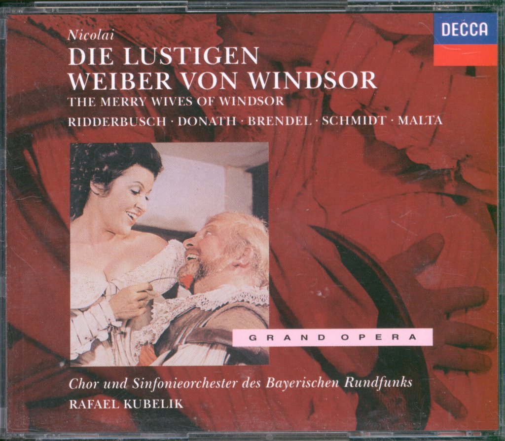 Chor Und Sinfonieorchester Des Bayerischen Rundfunks • Rafael Kubelik - Otto Nicolai - Die Lustigen Weiber Von Windsor - Double Cd