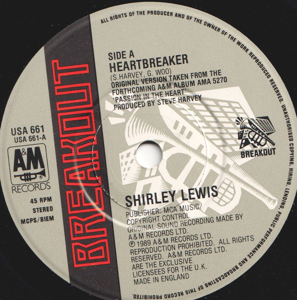 Shirley Lewis - Heartbreaker - 7 Inch