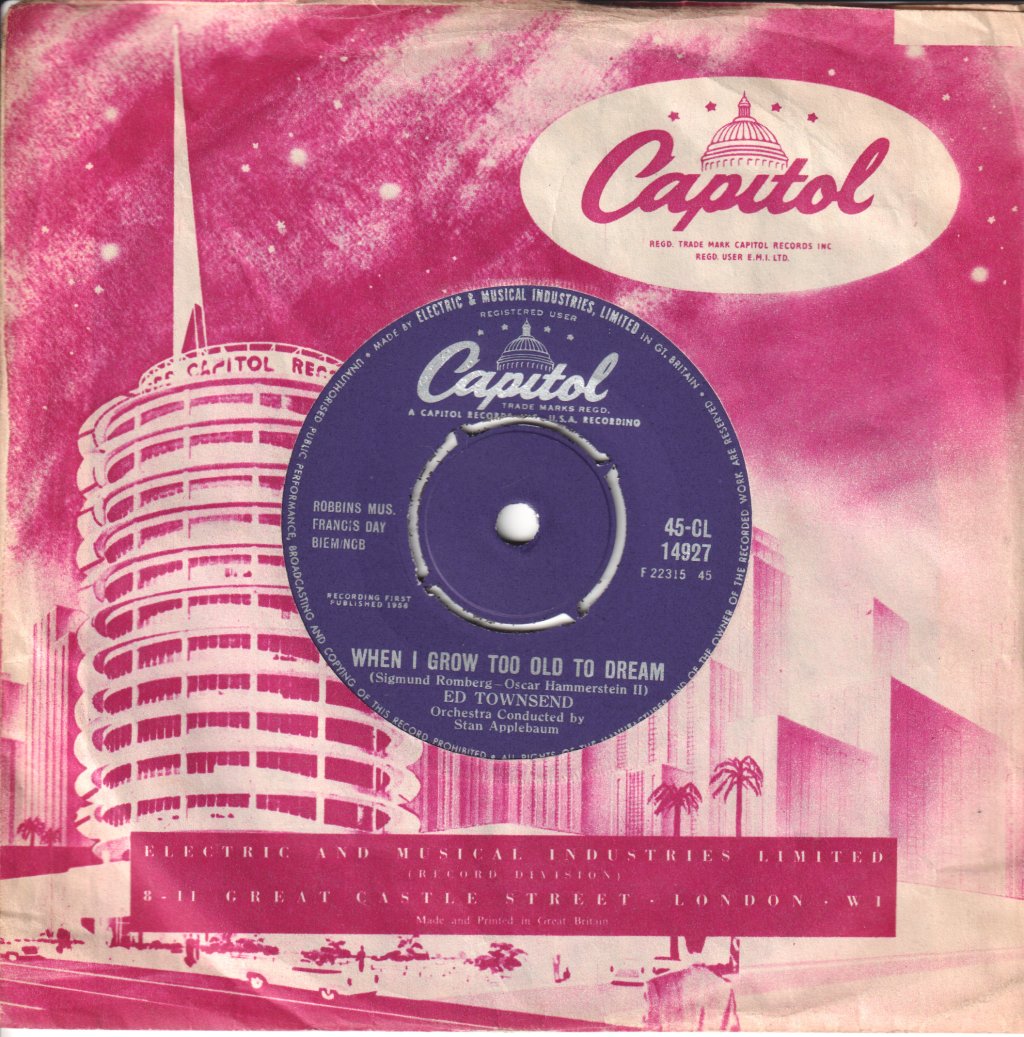 Ed Townsend - When I Grow Too Old To Dream - 7 Inch