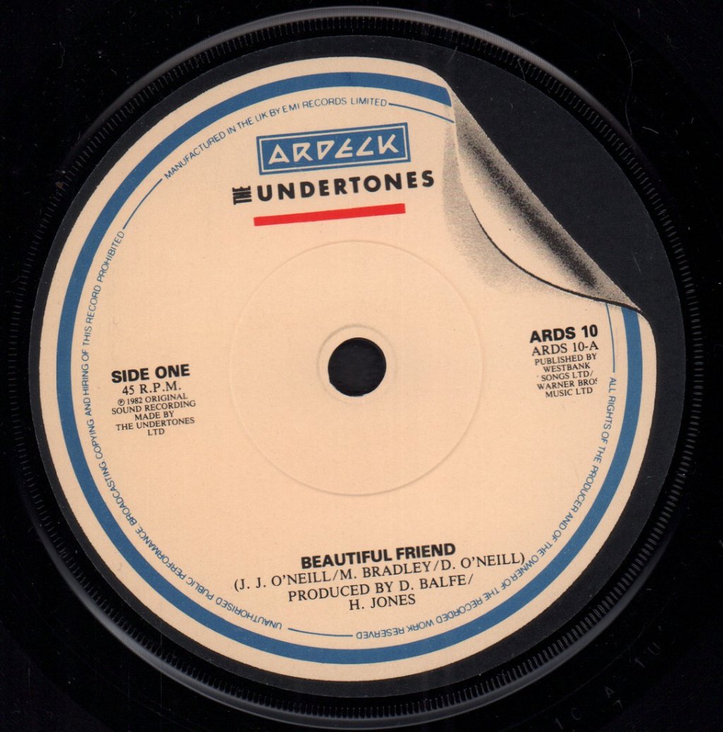 Undertones - Beautiful Friend - 7 Inch