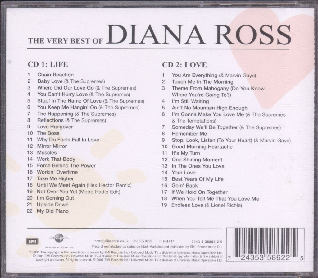 Diana Ross - Love & Life - The Very Best Of Diana Ross - Double Cd