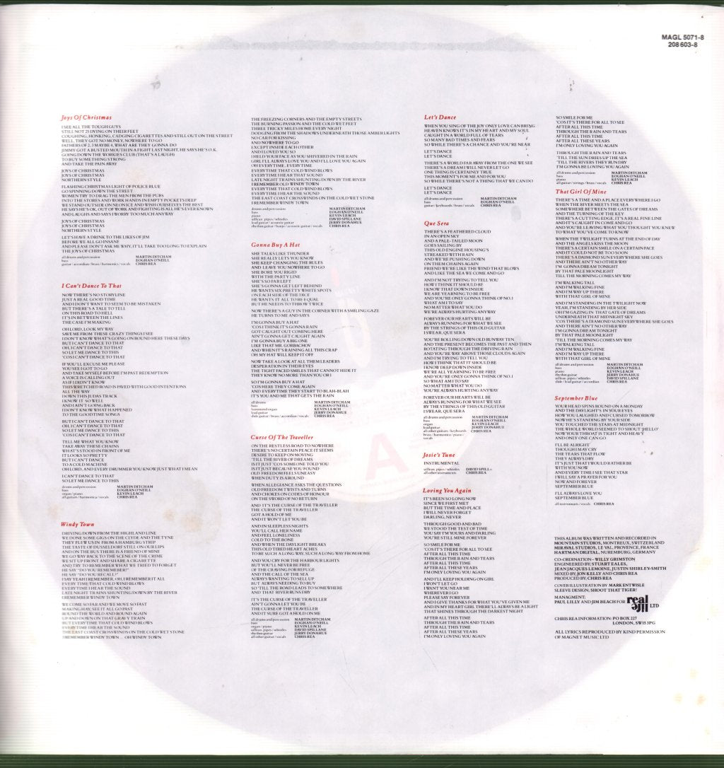 Chris Rea - Dancing With Strangers - Lp