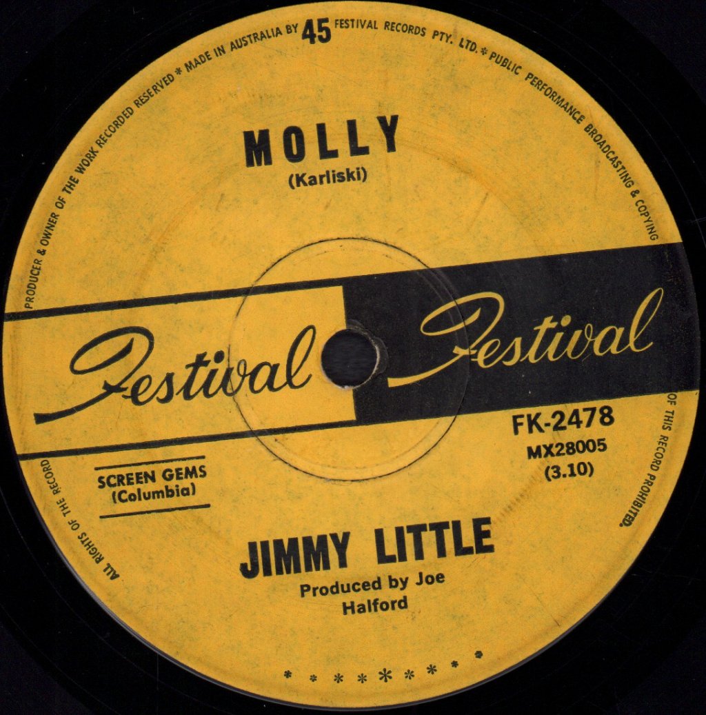 Jimmy Little - Molly - 7 Inch