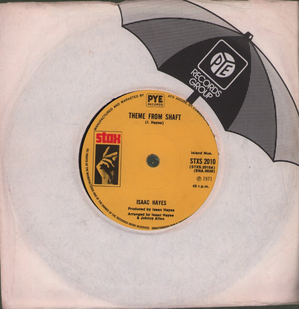 Isaac Hayes - Theme From Shaft - 7 Inch