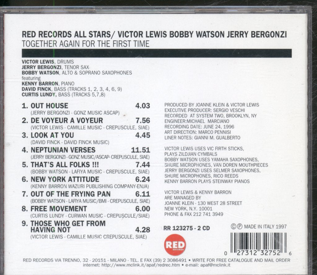 Red Records All Stars - Together Again For The First Time - Cd