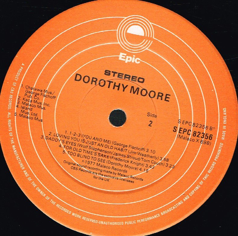 Dorothy Moore - Dorothy Moore - Lp
