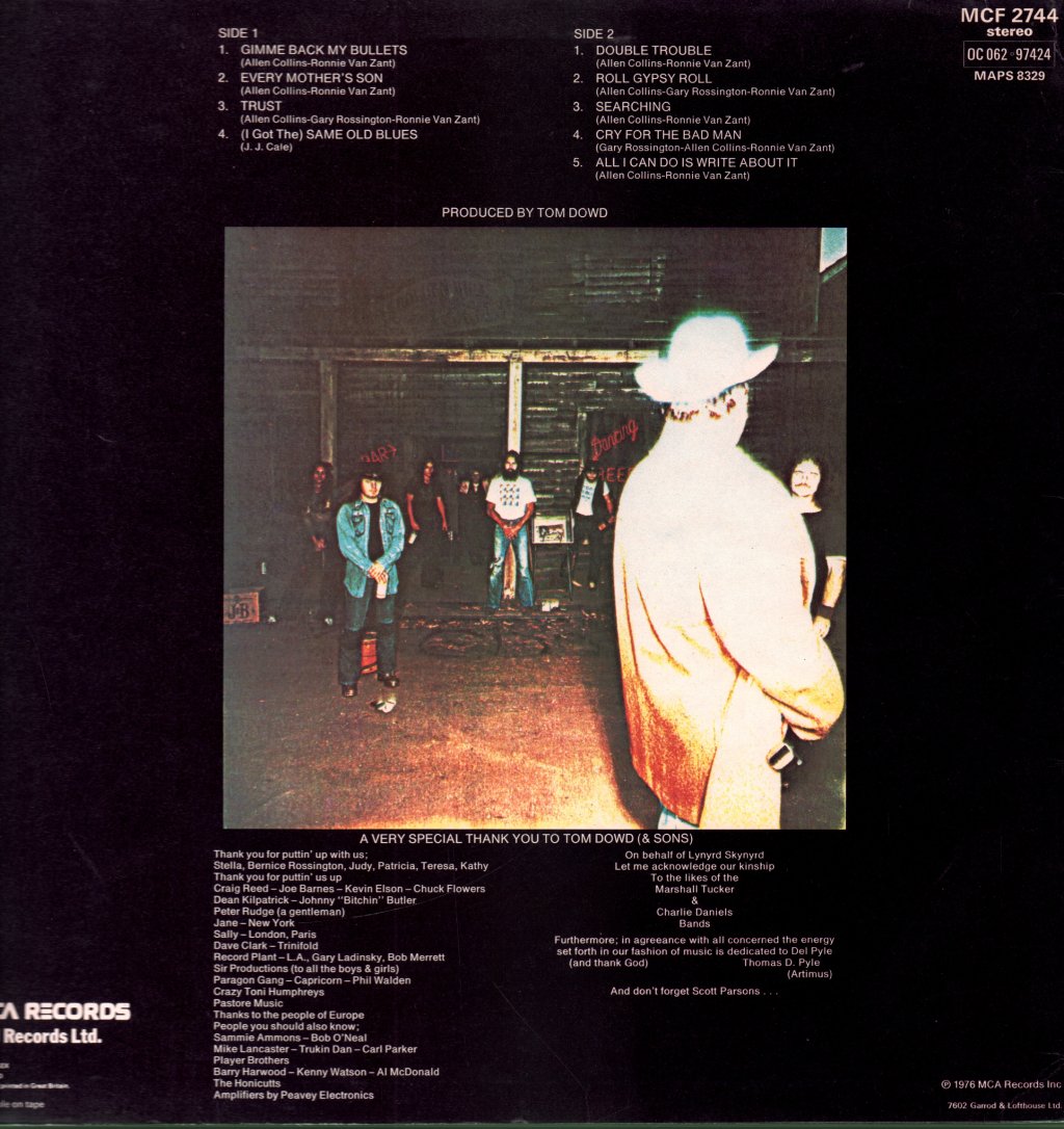 Lynyrd Skynyrd - Gimme Back My Bullets - Lp