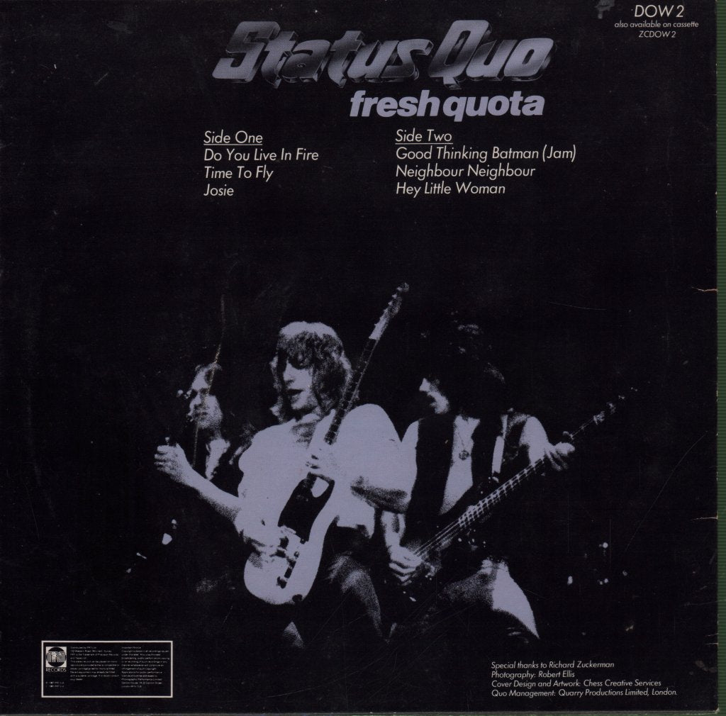 Status Quo - Fresh Quota - 10 Inch