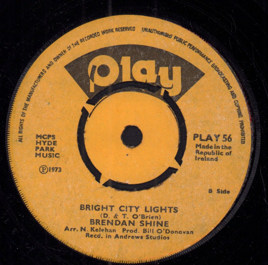 Brendan Shine - Where The 3 Counties Meet - 7 Inch