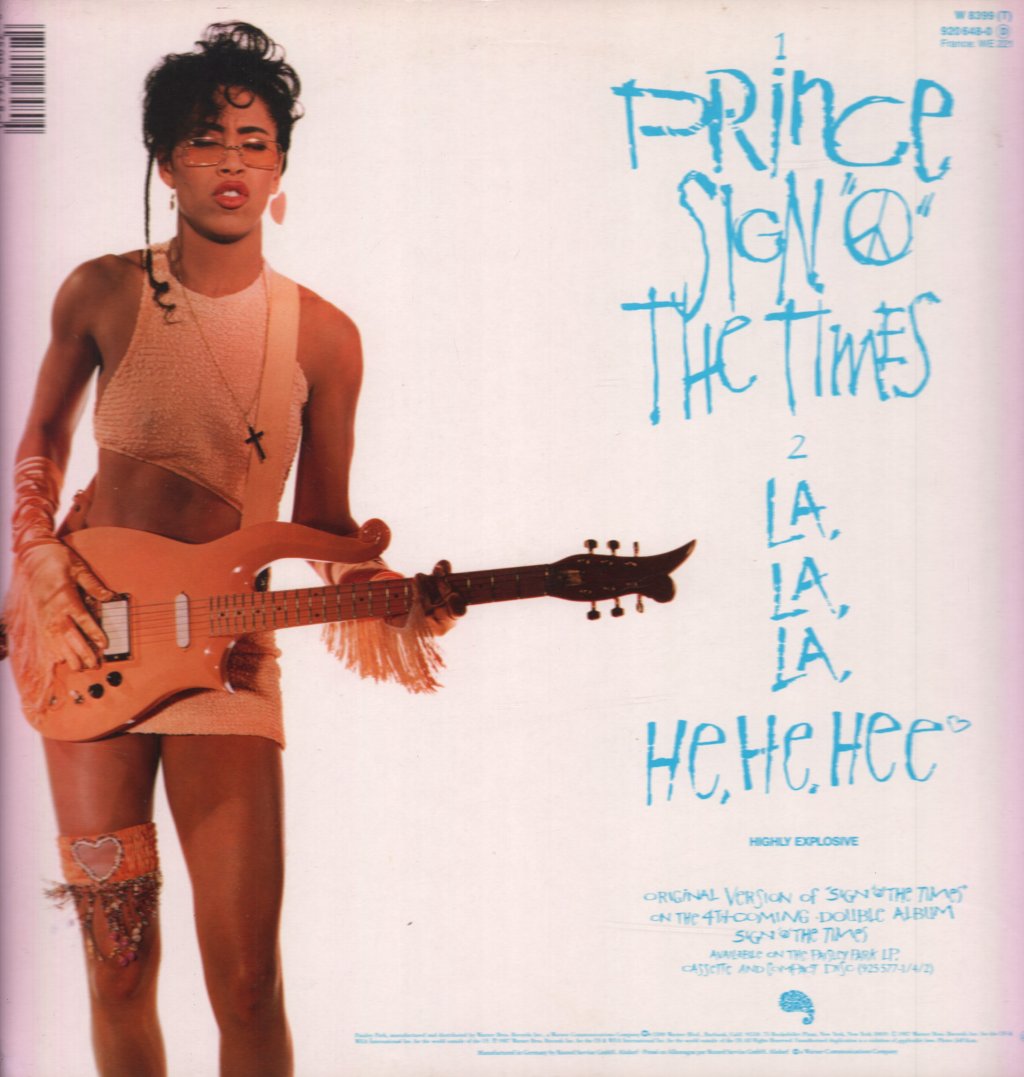Prince - Sign "O" The Times - 12 Inch