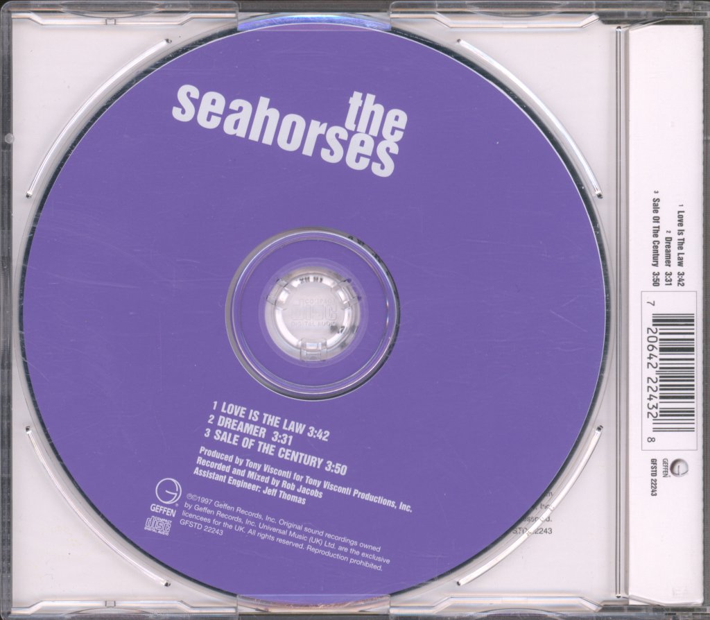 Seahorses - Love Is The Law - Cd