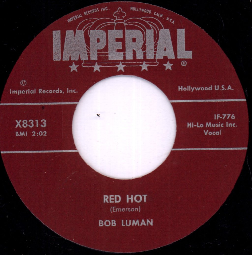Bob Luman - Red Hot - 7 Inch