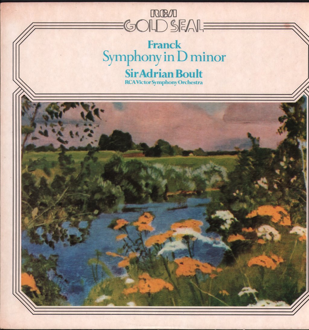 Sir Adrian Boult / RCA Victor Symphony Orchestra - Franck - Symphony In D Minor - Lp