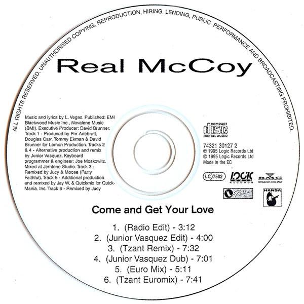 Real Mccoy - Come And Get Your Love - Cd