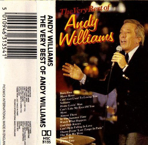 Andy Williams - Very Best Of Andy Williams - Cassette