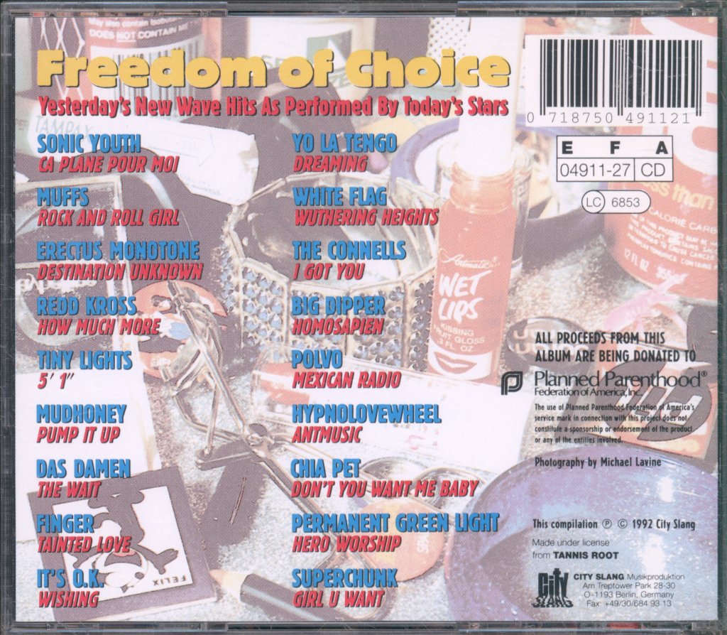 Various Artists - Freedom Of Choice (Yesterday's New Wave Hits As Performed By Today's Stars) - Cd
