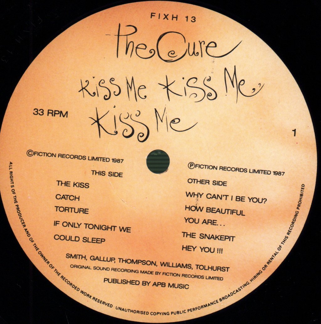 Cure - Kiss Me Kiss Me Kiss Me - Double Lp