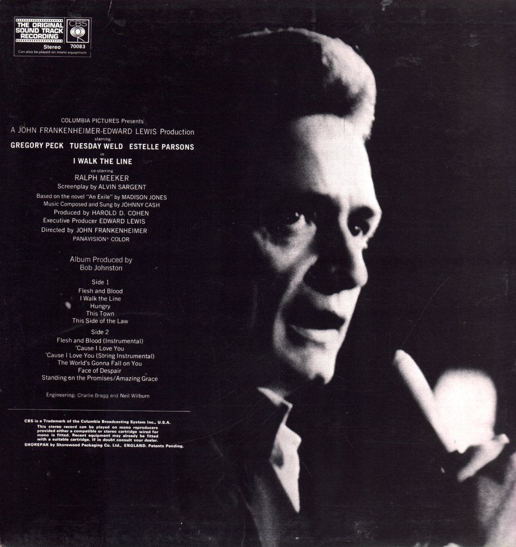 Johnny Cash - I Walk The Line (Original Soundtrack Recording) - Lp
