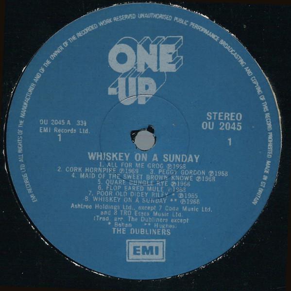 Dubliners - Whiskey On A Sunday - Lp