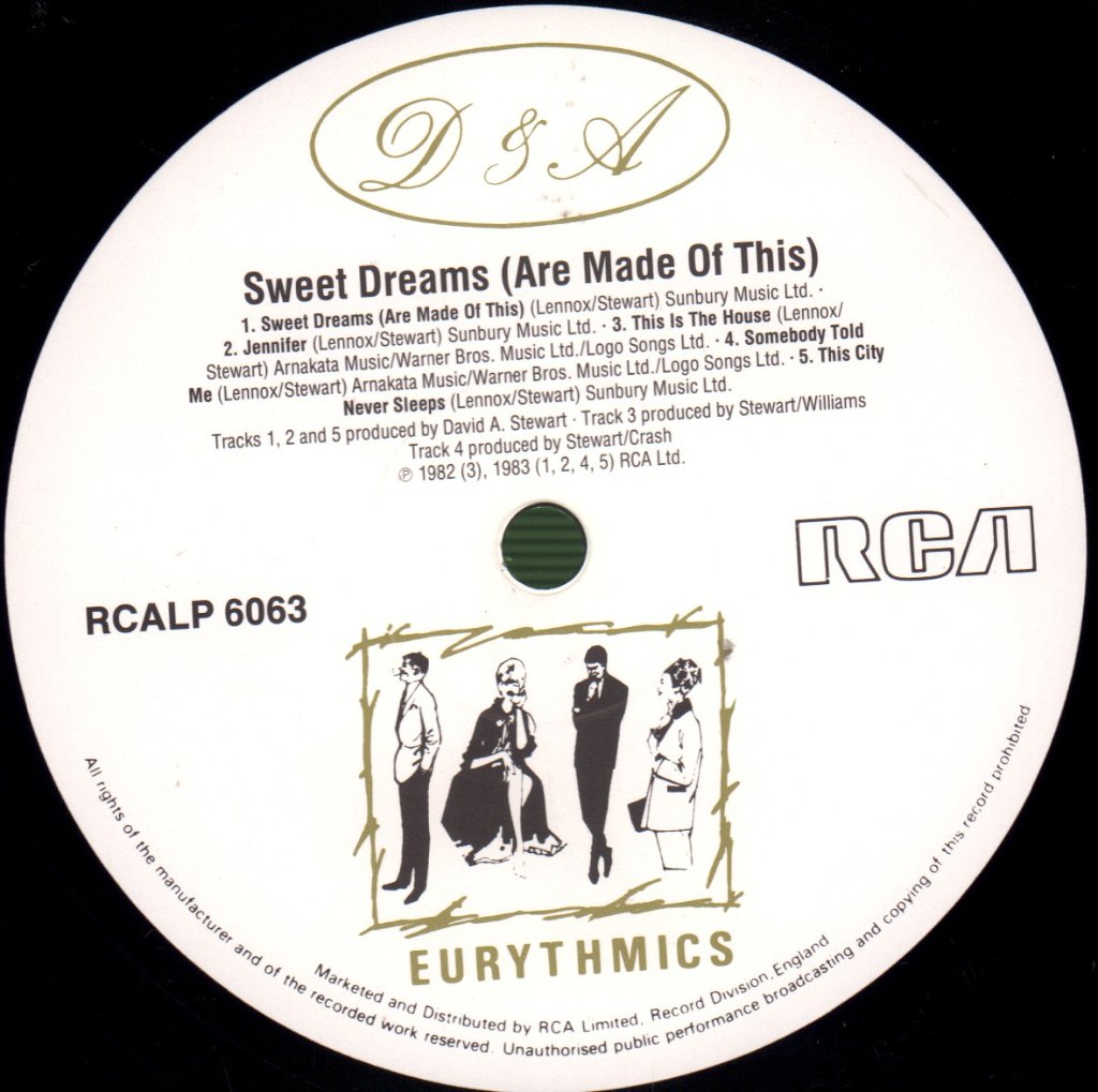 Eurythmics - Sweet Dreams - Lp