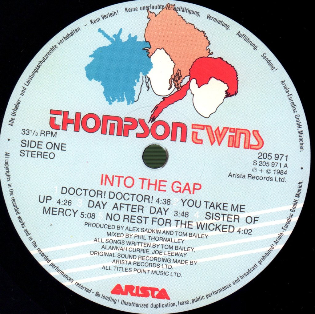 Thompson Twins - Into The Gap - Lp