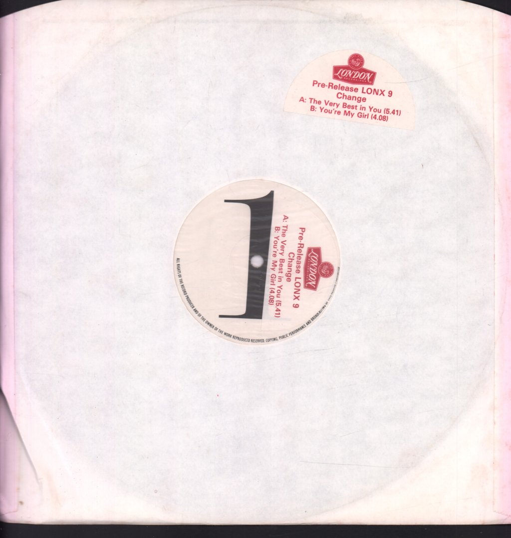 Change (80'S Pop Group) - Very Best In You - 12 Inch
