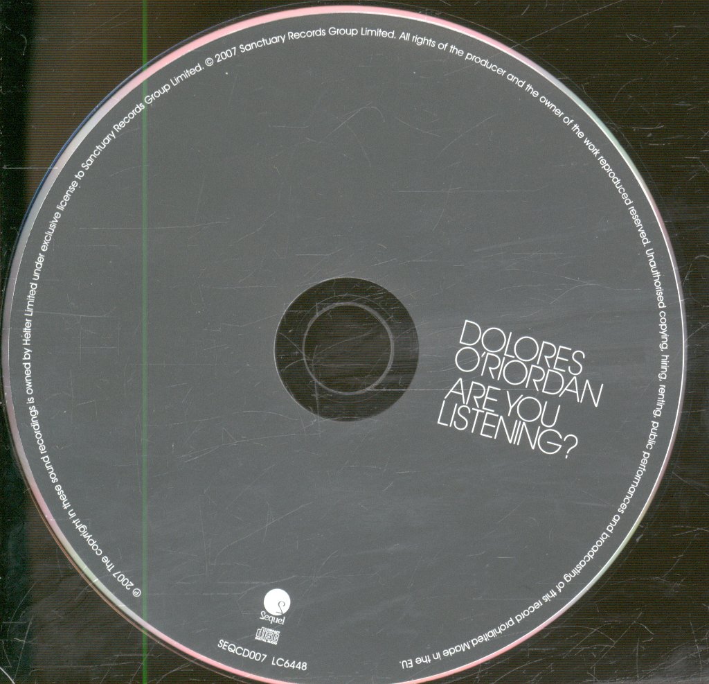 Dolores O'riordan - Are You Listening? - Cd