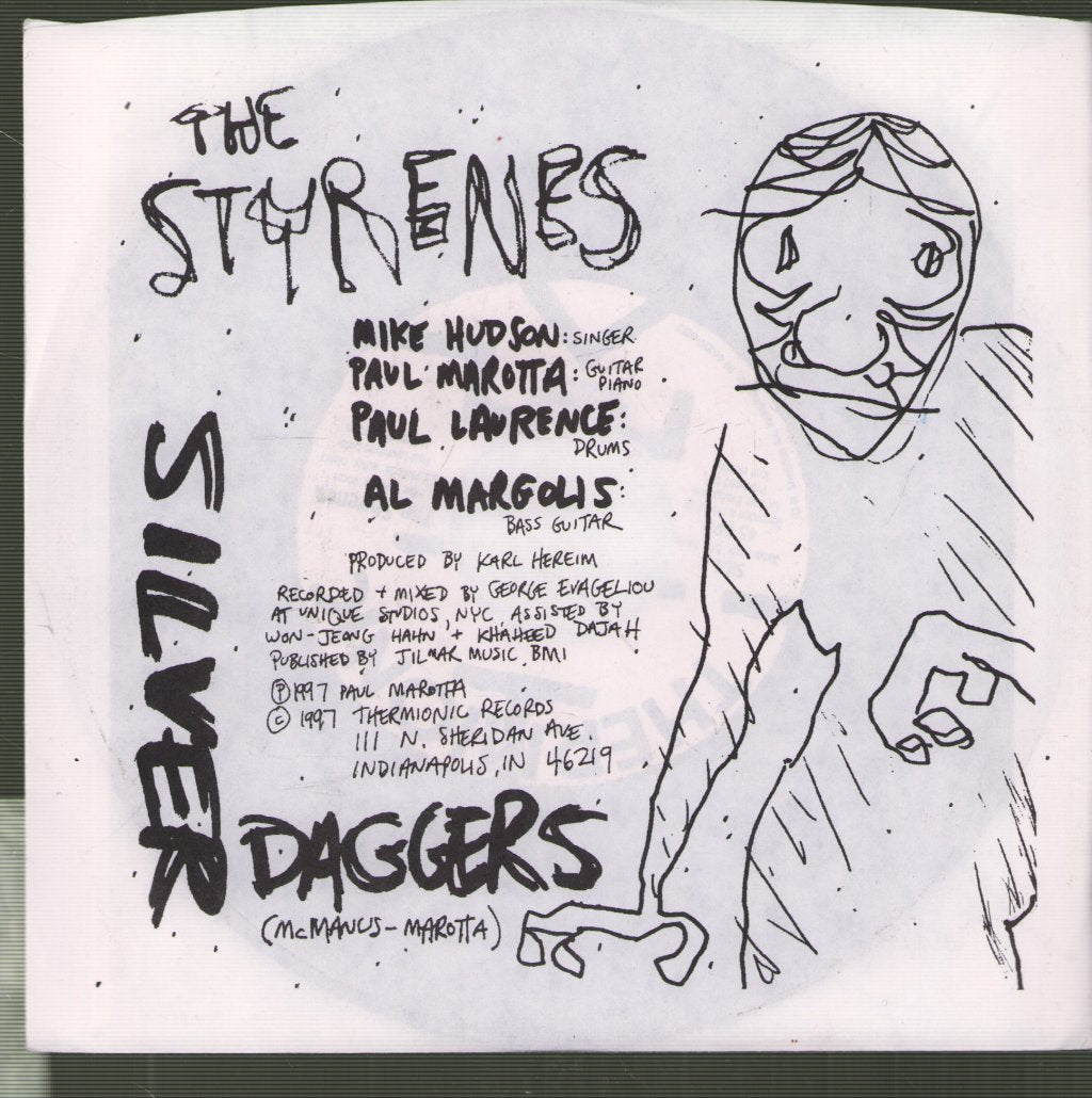 Styrenes - Silver Daggers / Heavy Streets - 7 Inch