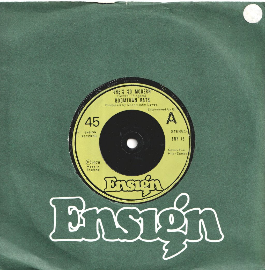 Boomtown Rats - She's So Modern - 7 Inch