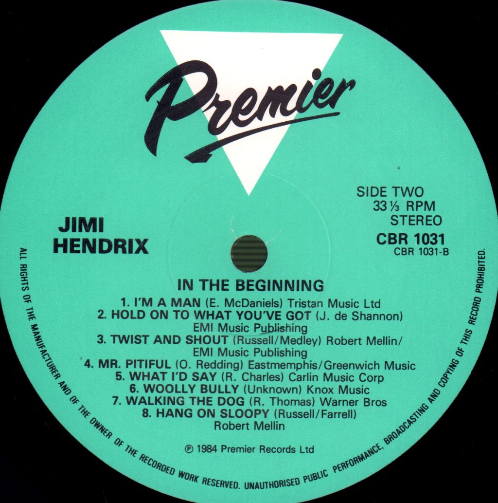 Jimi Hendrix - In The beginning - Lp