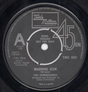Commodores - Machine Gun - 7 Inch