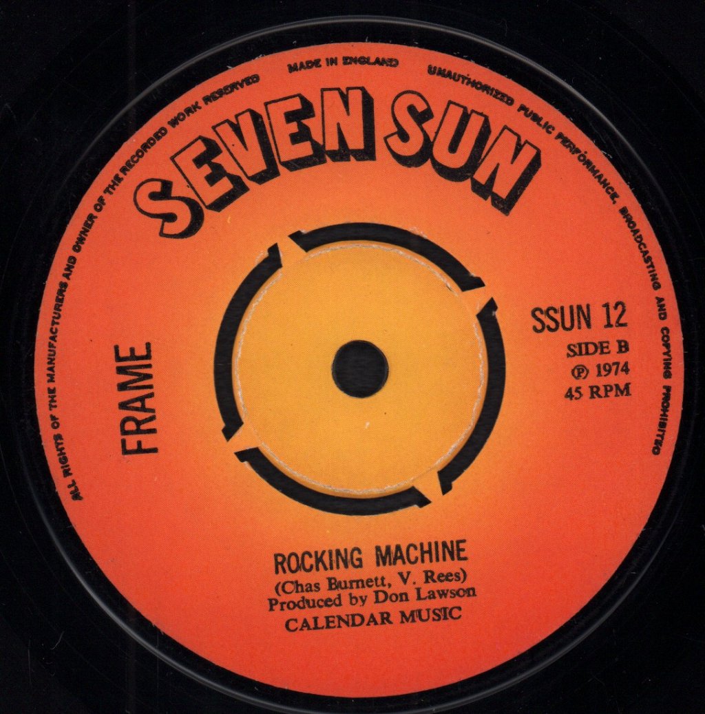 Frame (70'S Group) - Billy The Dreamer - 7 Inch
