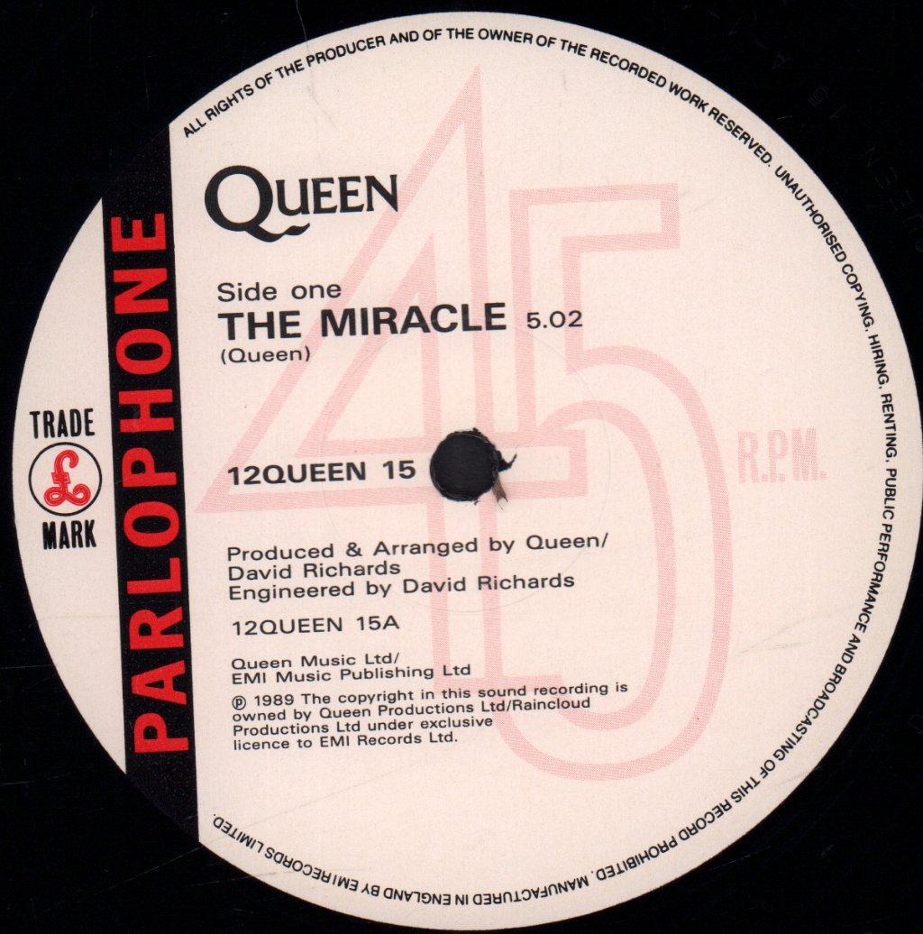 Queen - Miracle - 12 Inch