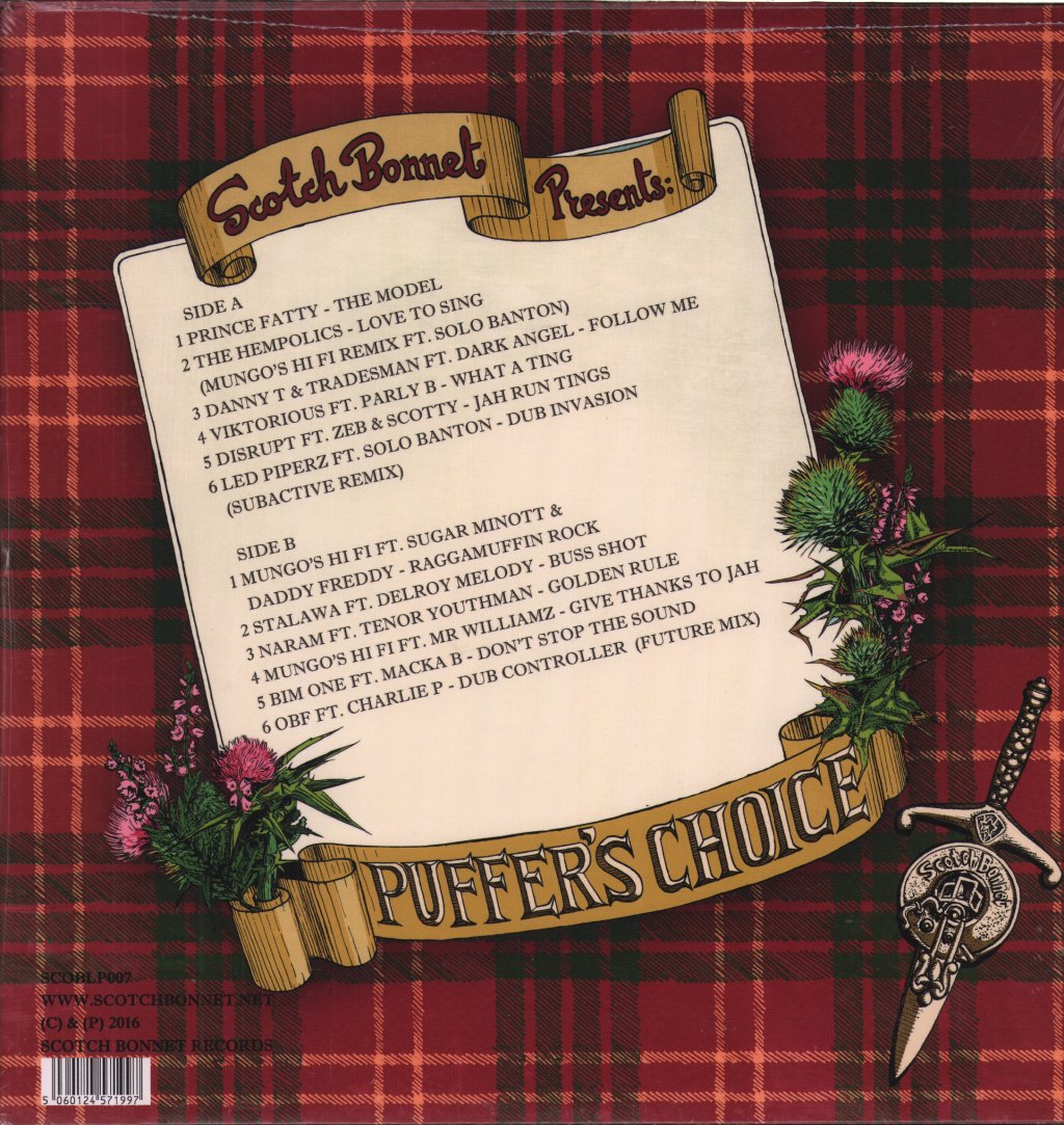 Various Artists - Scotch Bonnet Presents: Puffer's Choice - Lp