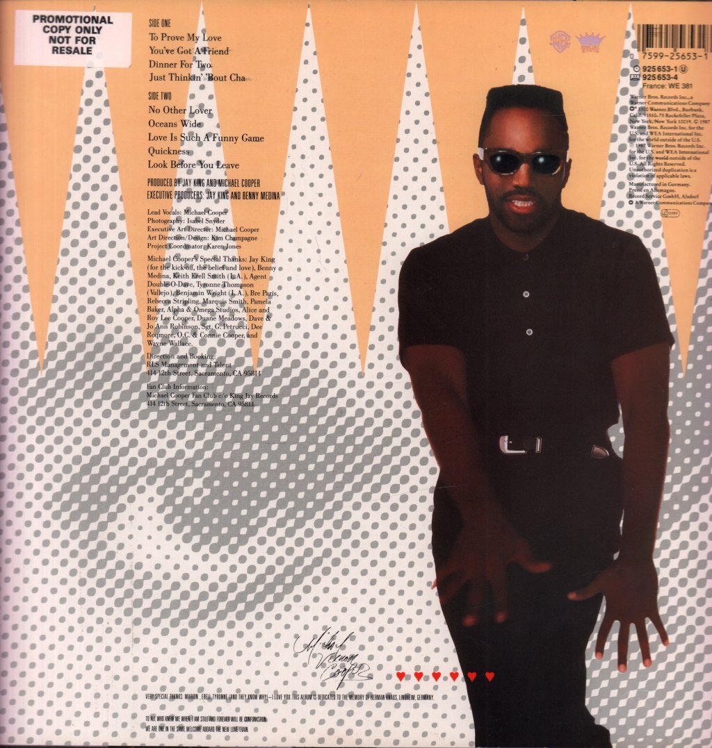 Michael Cooper - Love Is Such A Funny Game - Lp