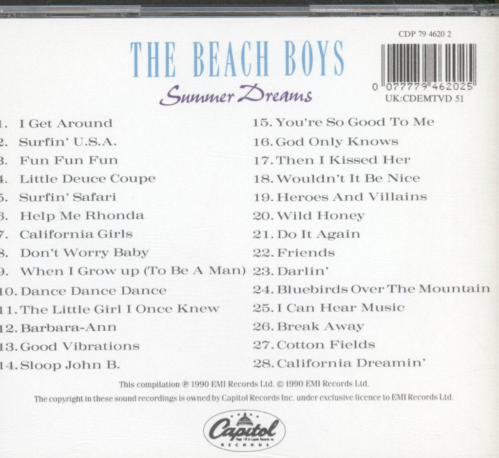 Beach Boys - Summer Dreams - Cd