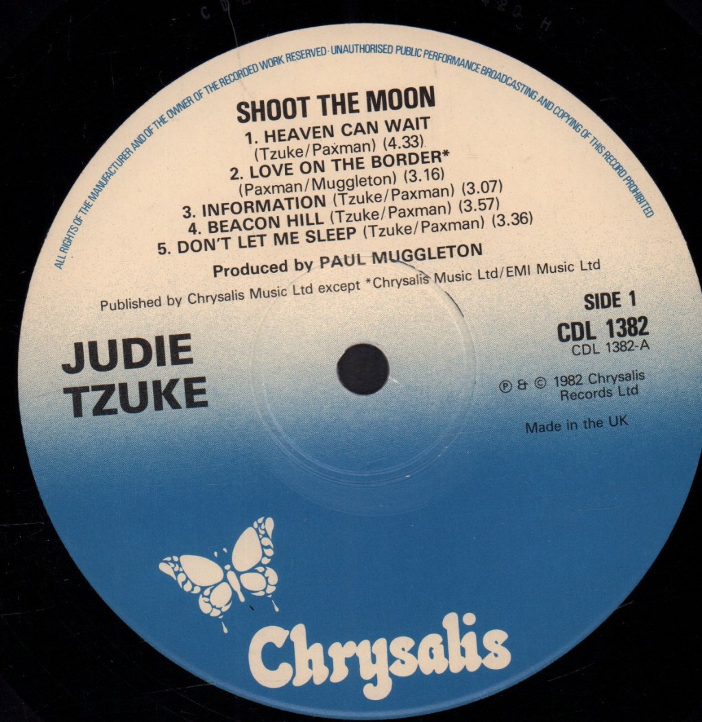 Judie Tzuke - Shoot The Moon - Lp
