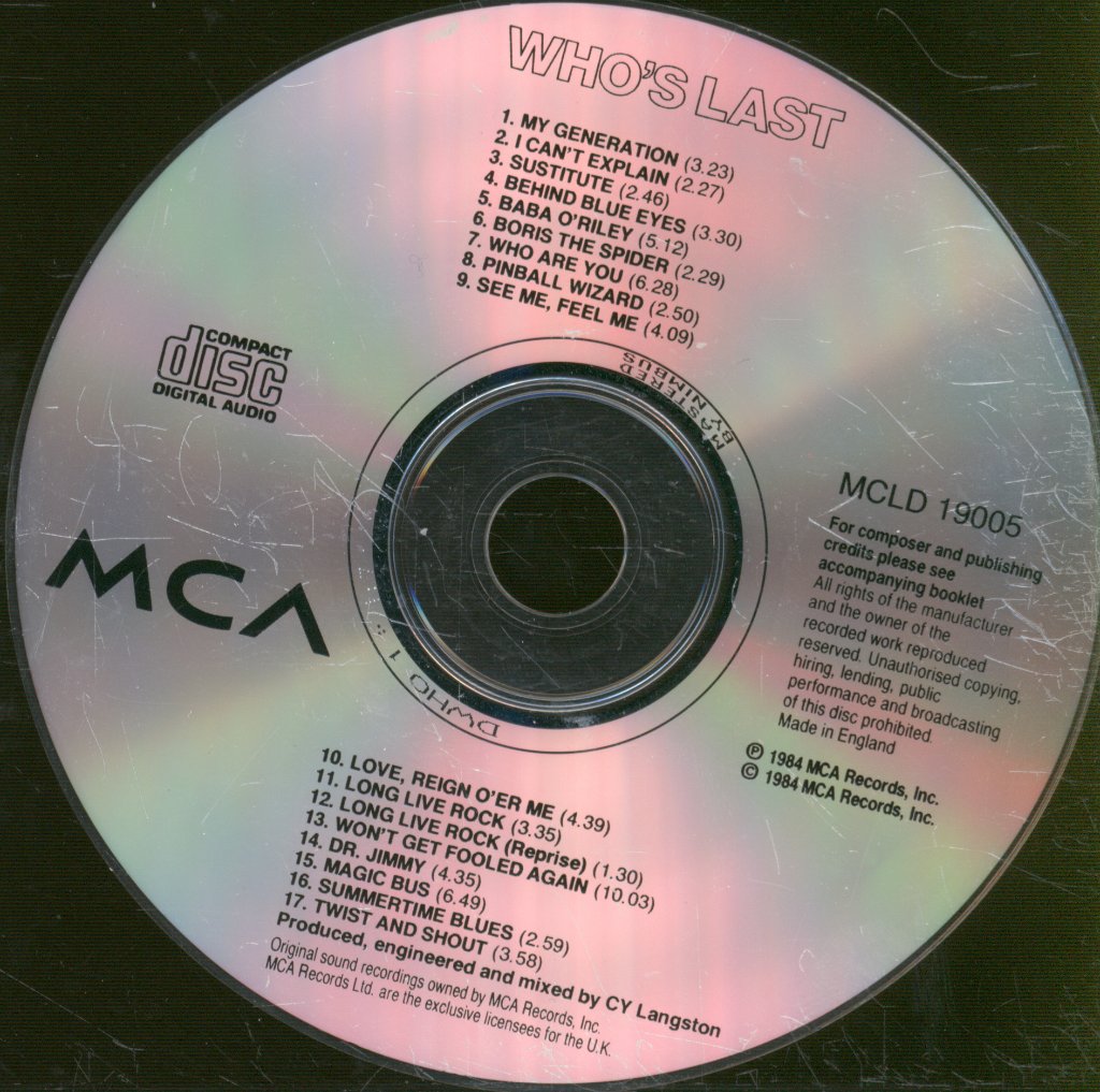 Who - Who's Last - Cd