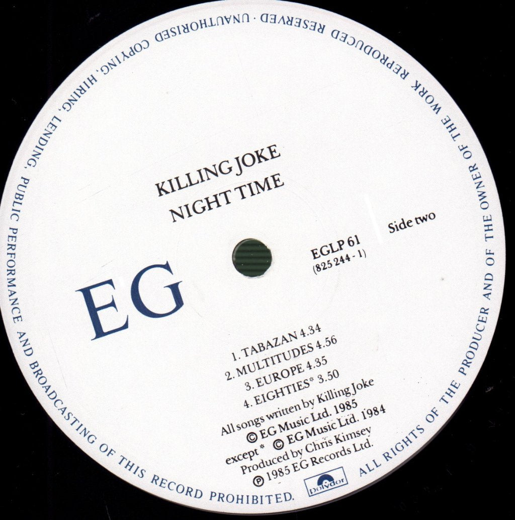 Killing Joke - Night Time - Lp