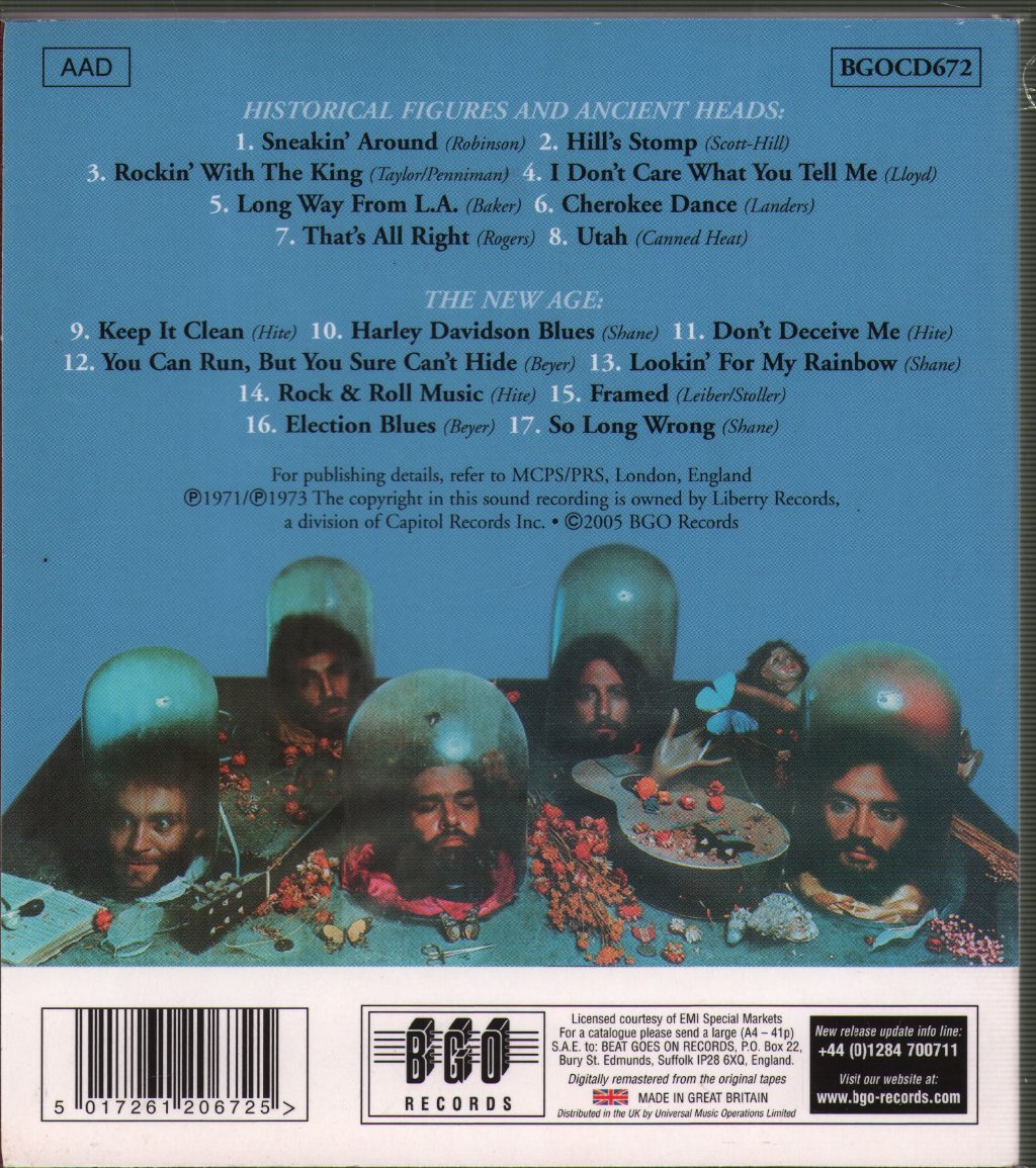 Canned Heat - Historical Figures And Ancient Heads / The New Age - Cd