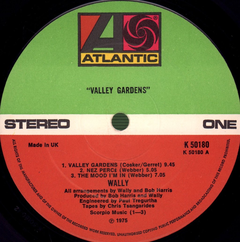 Wally - Valley Gardens - Lp