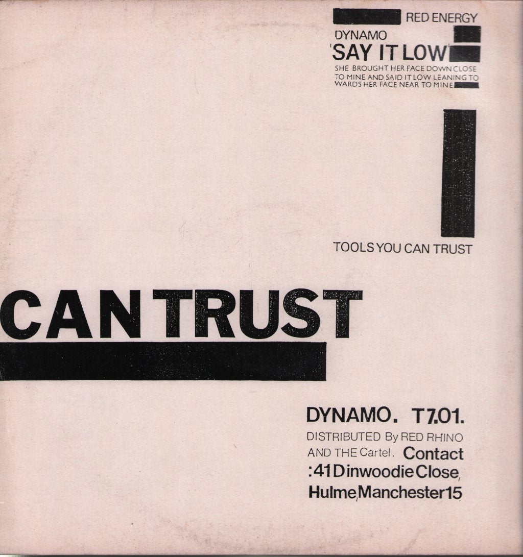 Tools You Can Trust - Say It Low - 12 Inch