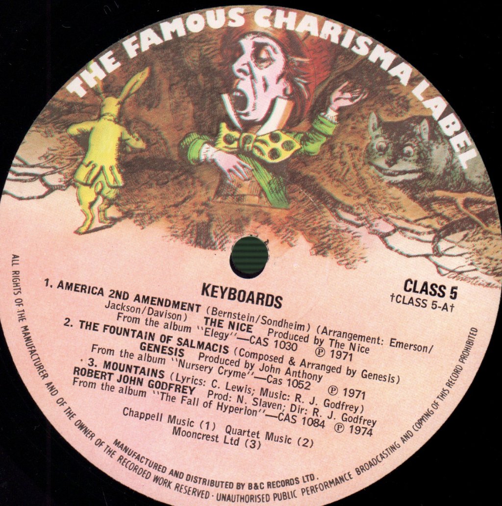 Various Artists - Charisma Keyboards - Lp