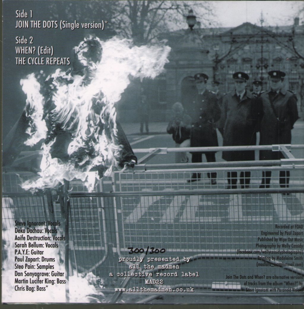 Paranoid Visions - If Ignorance Is Bliss EP - 7 Inch