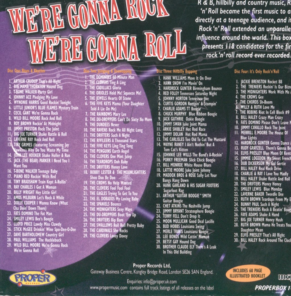 Various Artists - We're Gonna Rock, We're Gonna Roll - Cd Set