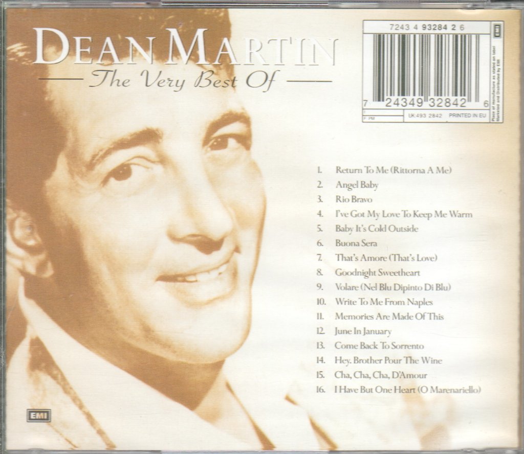Dean Martin - Very Best Of Dean Martin - Cd