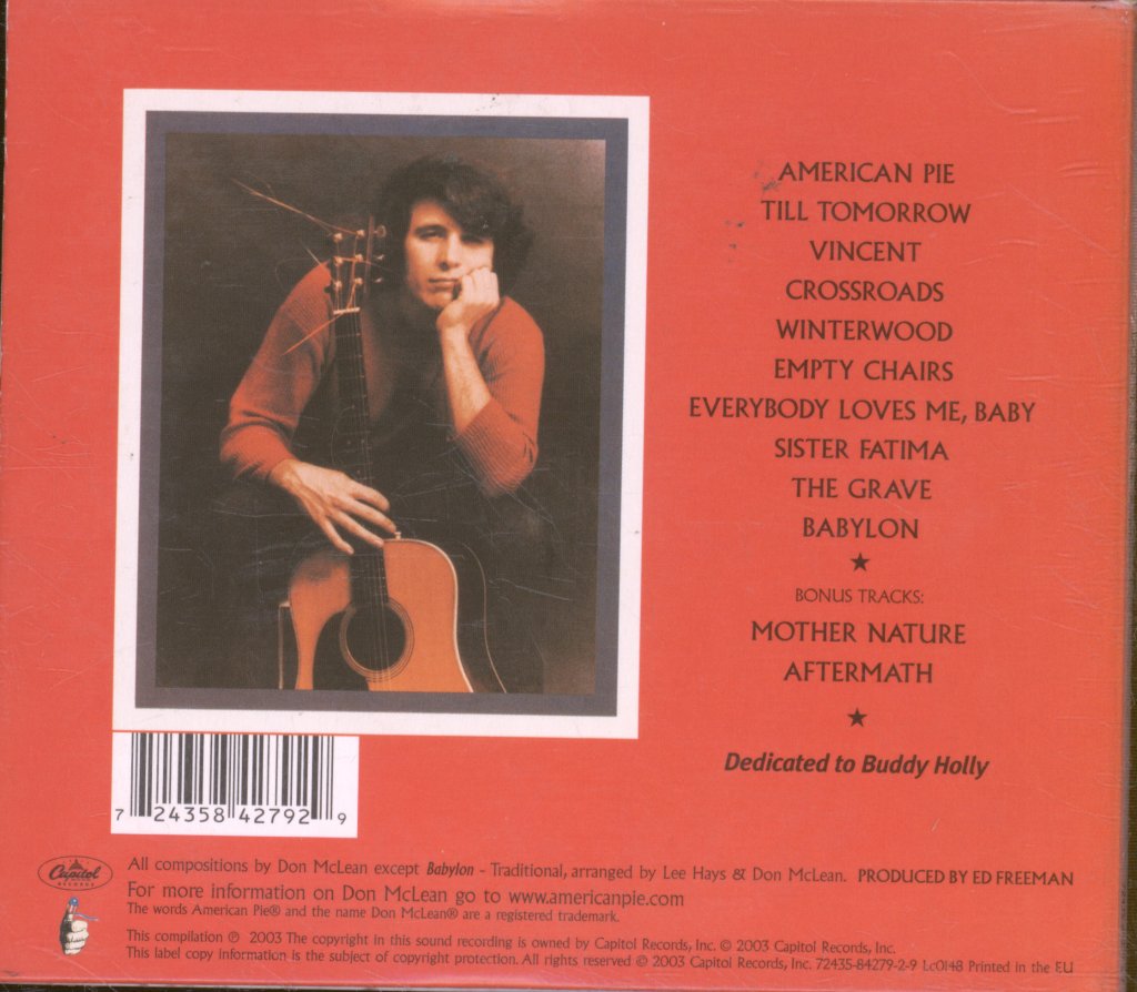 Don McLean - American Pie - Cd