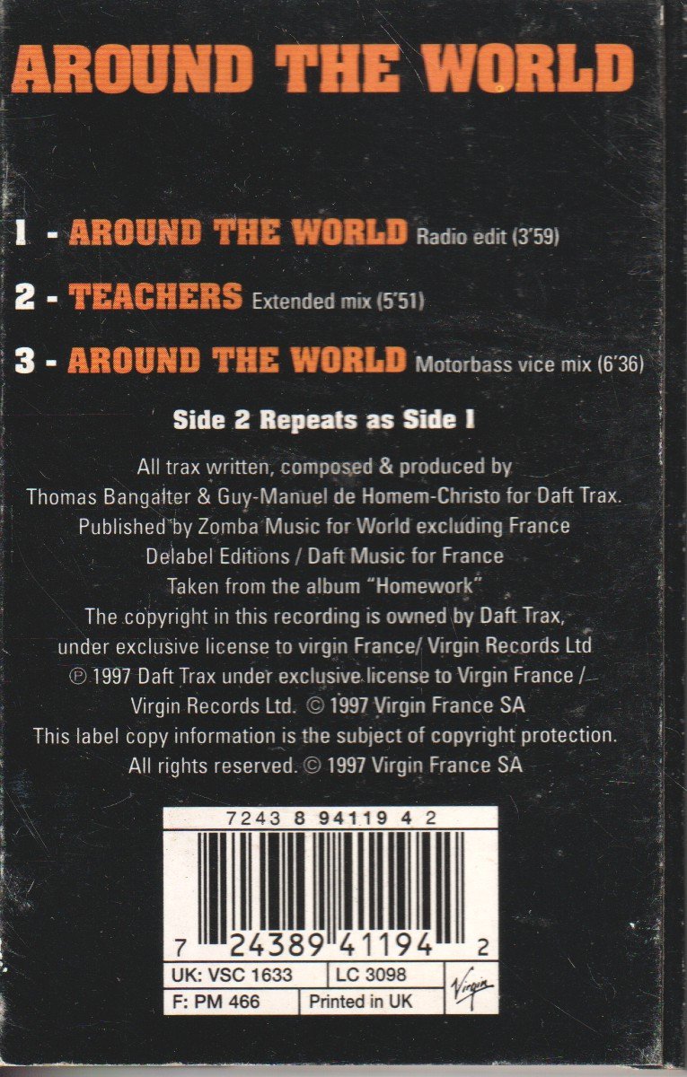 Daft Punk - Around The World - Cassette