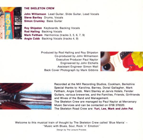 Skeleton Crew - Blue Mania - Cd