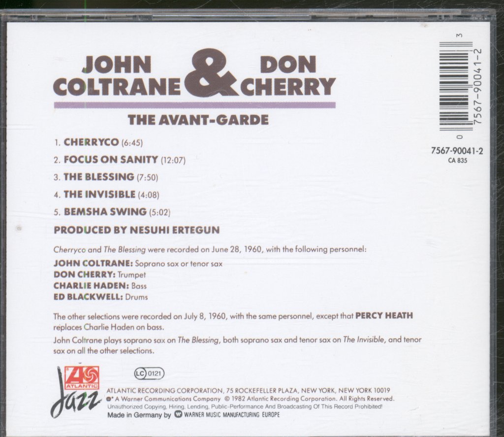 Don Cherry - Avant Garde - Cd